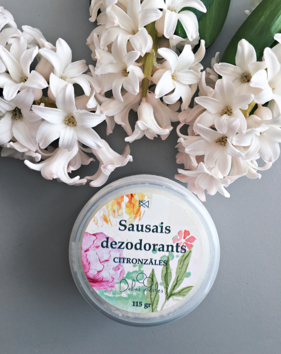 Sausais dezodorants  - citronzāle 